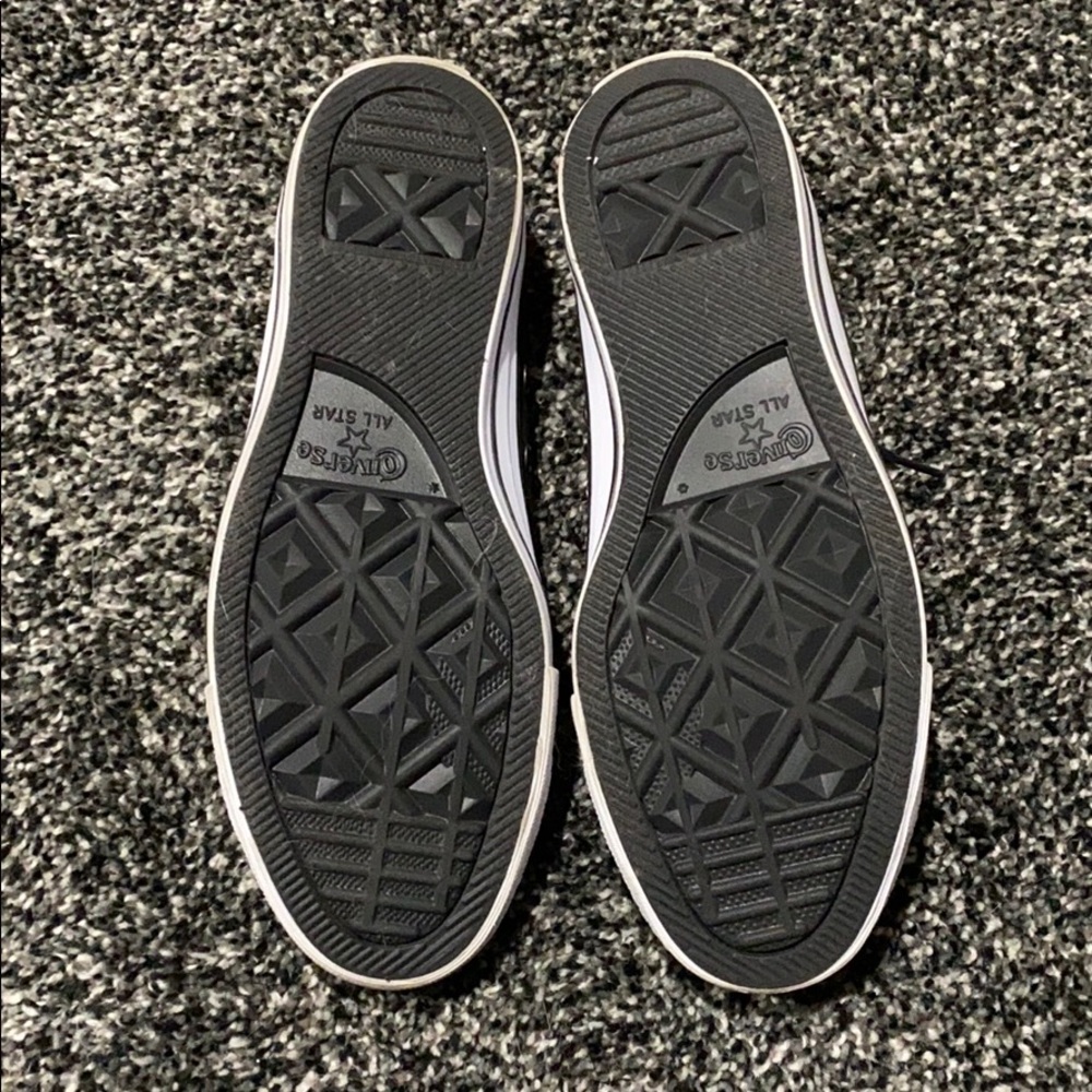 Black Shimmer Converse - Picture 4 of 6